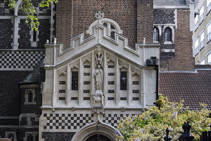 St. Bartholomew-the-Great - west facade